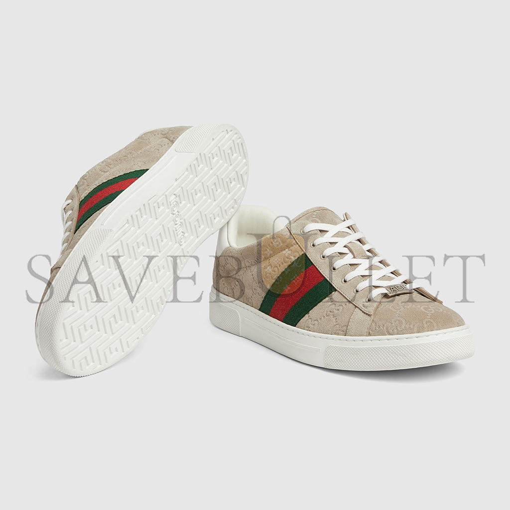 GUCCI MEN'S ACE SNEAKER WITH WEB 798652AADV99566